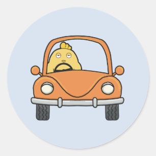 Adesivo Redondo O driver Bored