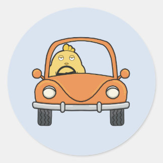 Adesivo Redondo O driver Bored