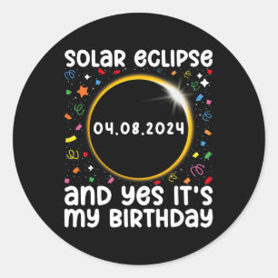 Adesivo Redondo O Eclipse Solar Total e Sim O Nº 39; #39;é Meu Nas