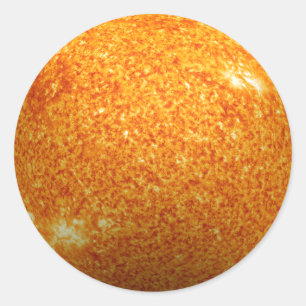Adesivo Redondo O efeito Sun - 3D