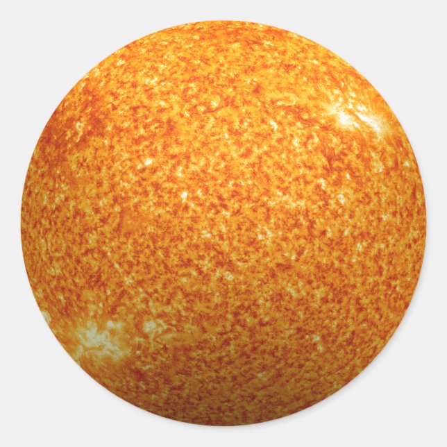 Adesivo Redondo O efeito Sun - 3D (Frente)