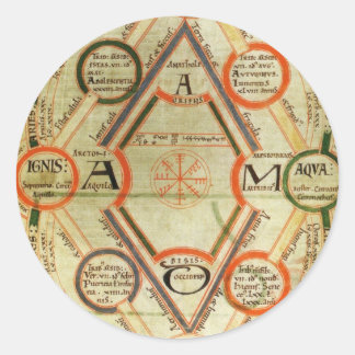 Adesivo Redondo O Enchiridion de Byrthferth e o Computus