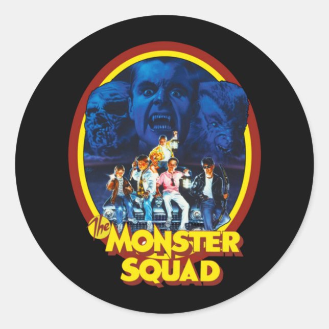 Adesivo Redondo O Esquadrão Monstro 1978 (Frente)