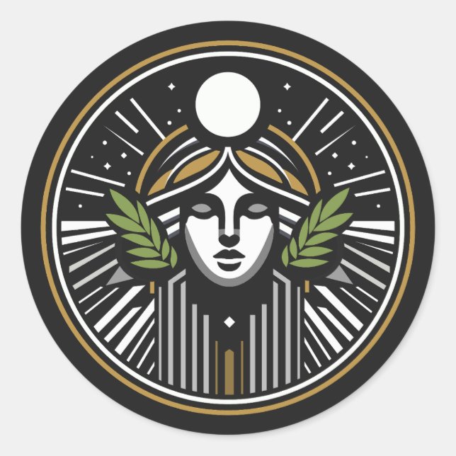 Adesivo Redondo O Excelente Romano, (Frente)