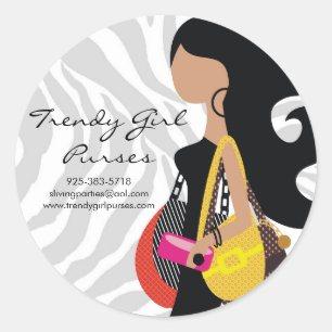 Adesivo Redondo o FASHIONISTA 311-HIGH franze a zebra