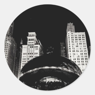 Adesivo Redondo O feijão de Chicago