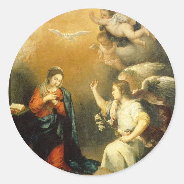 Adesivo Redondo O Feriado Virgem (Frente)