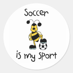 Adesivo Redondo O futebol é meu esporte