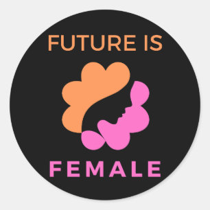 Adesivo Redondo O Futuro É Feminista Feminista