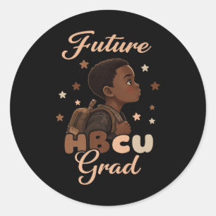 Adesivo Redondo O Futuro Hbcu Formando História Negra Formatação d