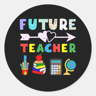 Adesivo Redondo O futuro professor será
