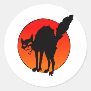 Adesivo Redondo O gato do sindicalista