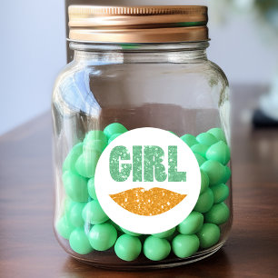 Adesivo Redondo O género do dia de Patrick de santo revela