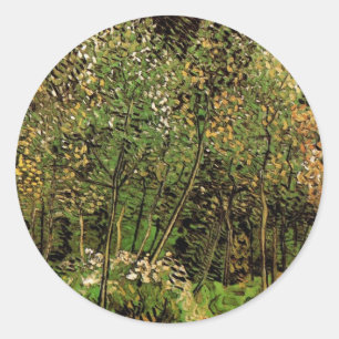 Adesivo Redondo O Grove de Vincent van Gogh