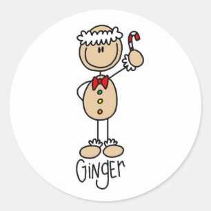 Adesivo Redondo O Homem de Biscoito Sticker