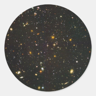 Adesivo Redondo O Hubble Ultra Deep Field