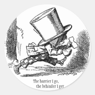 Adesivo Redondo O Hurrier I Go Stickers