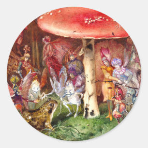 Adesivo Redondo O intruso John Anster Fitzgerald