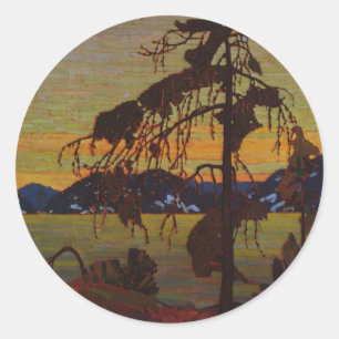 Adesivo Redondo O Jack Pine