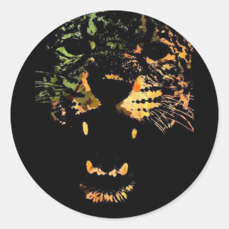 ADESIVO REDONDO O JAGUAR