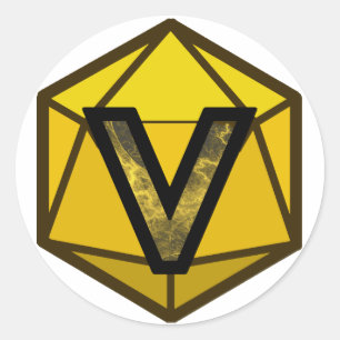 Adesivo Redondo O logotipo da EQUIPE AMARELO" do córrego de