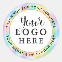 O logotipo da sua empresa é um holográfico Unicórn