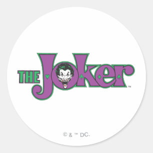 Adesivo Redondo O logotipo do Joker