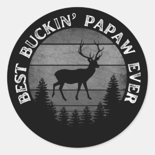 ADESIVO REDONDO O MELHOR PAPAI DE BUCKIN