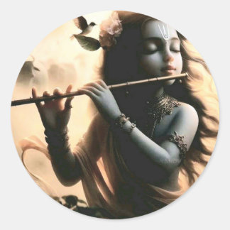 Adesivo Redondo O Melody Round Sticker de Krishna