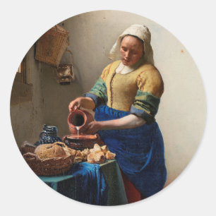 ADESIVO REDONDO O MILKMAID