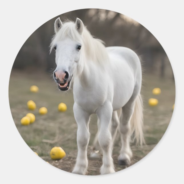 Adesivo Redondo O Mini Irritado (Frente)