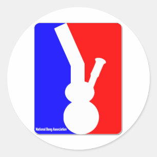 Adesivo Redondo O nacional Bong a associação