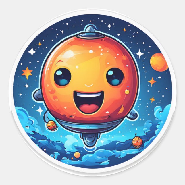 Adesivo Redondo o navio (Frente)