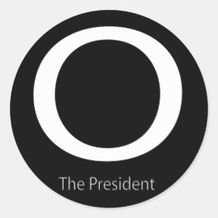 ADESIVO REDONDO O O PRESIDENTE