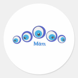 Adesivo Redondo O olho do Mau