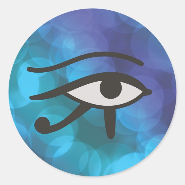 Adesivo Redondo O Olho dos Huros. (Frente)