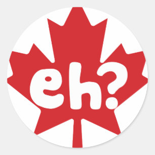 Adesivo Redondo O Orgulho Canadense