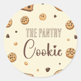 Adesivo Redondo O Pantry Cookie