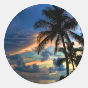 Adesivo Redondo O paraíso… é o lugar onde você está!