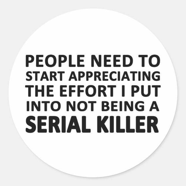 Adesivo Redondo O Pessoas precisa começar a avaliar (Frente)