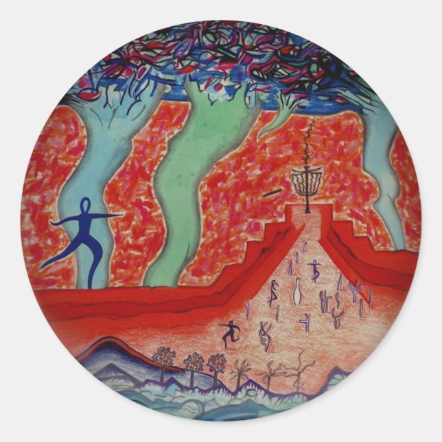 Adesivo Redondo O Pin Sticker (Frente)