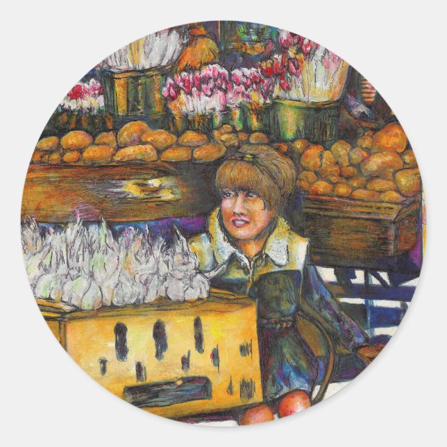 Adesivo Redondo O poder da empatia (Frente)