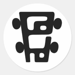 Adesivo Redondo O PoHo Sticker.