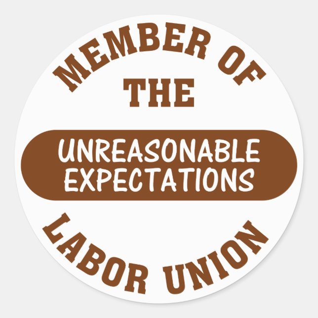 Adesivo Redondo O prazo deste projeto é completamente irrazoável (Frente)