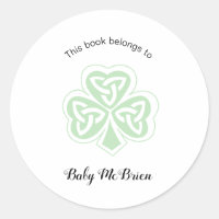 O primeiro livrinho do bebê irlandês Shamrock