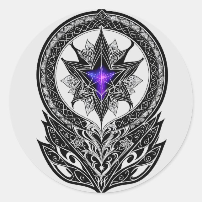 Adesivo Redondo O Primeiro Sinal (Frente)