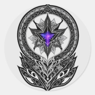 Adesivo Redondo O Primeiro Sinal