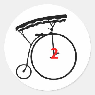 Adesivo Redondo O prisioneiro número dois de 1960