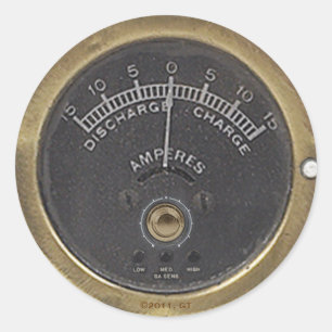 Adesivo Redondo O Professor Temple está a retratar Amstadt