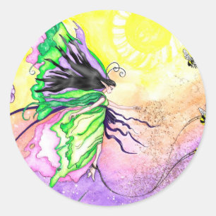 Adesivo Redondo O Prominado da Polinização